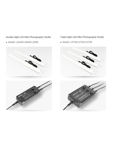 LST80 | Cubelite 80 cm con 3 tiras LED | Godox España