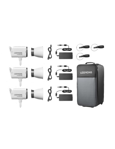 LA300Bi K3 | Kit 3 focos LED bicolor | Godox España