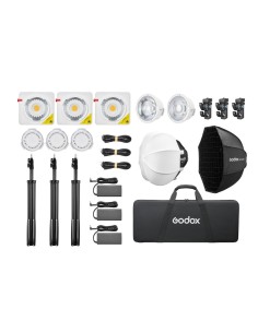 ML100Bi K3 | Kit 3 focos LED bicolor | Godox España 2