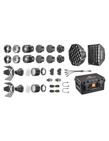 MS60R K2 | Kit 2 focos LED RGB KNOWLED | Godox España