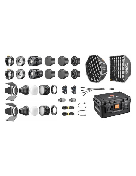 MS60R K2 | Kit 2 focos LED RGB KNOWLED | Godox España
