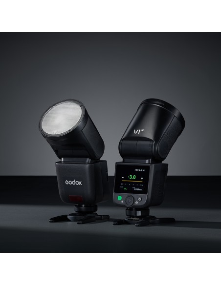 Godox V1 Mid Canon | flash TTL redondo | Godox España