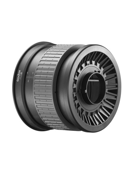 Lente Fresnel FLS10: Bowens, haz de 10° a 35° | Godox Spain