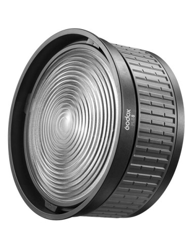 Lente Fresnel FLS8: Bowens, haz de 10° a 40° | Godox Spain