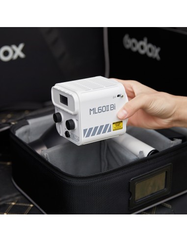 Foco LED ML60II Bi Kit 2: bicolor con V-Mount | Godox Spain