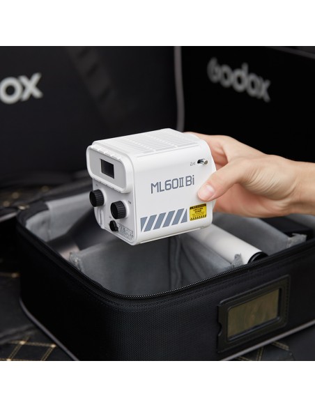 Foco LED ML60II Bi Kit 2: bicolor con V-Mount | Godox Spain