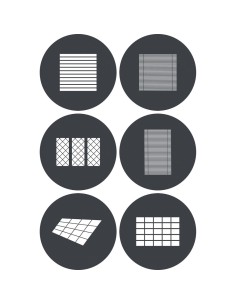 Kit de gobos GP-GS4: 6 patrones de 148 mm | Godox Spain
