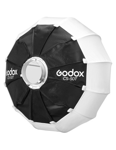 Softbox linterna CS-50T: 50 cm y 270°, Bowens | Godox Spain
