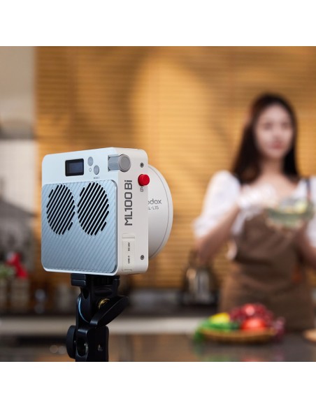 Foco LED ML100Bi Kit 2: 100 W bicolor, V-Mount | Godox Spain