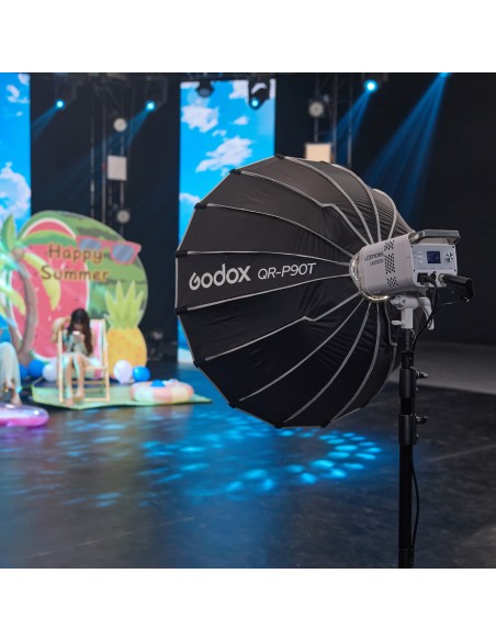 Foco LED LE600Bi: bicolor 2800–6500 K, Bowens | Godox Spain
