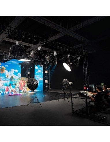 Foco LED LE600Bi: bicolor 2800–6500 K, Bowens | Godox Spain